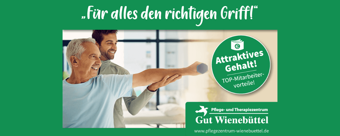 Physiotherapeut / Physiotherapeutin (m/w/d) in Vollzeit oder Teilzeit bei Pflege- und Therapiezentrum Gut Wienebüttel GmbH