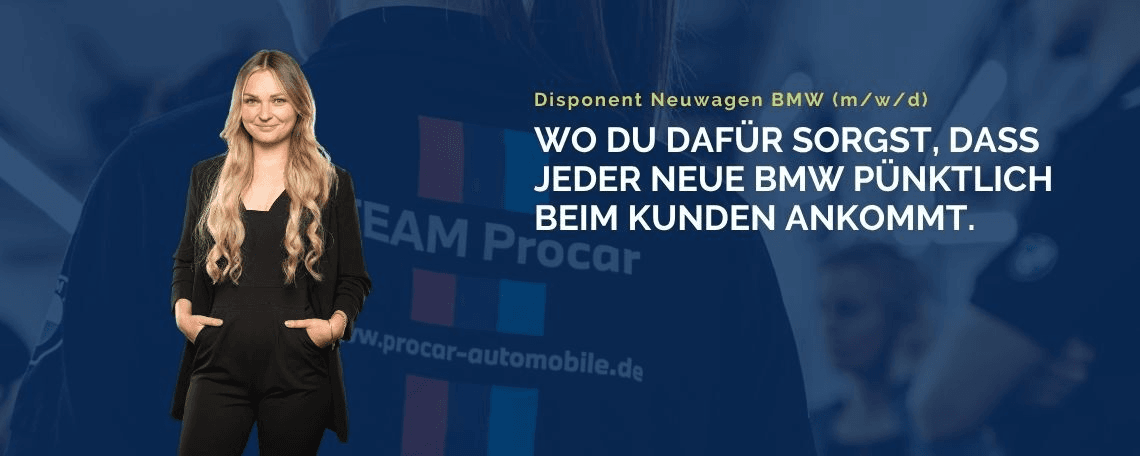 Koordinator für BMW Neuwagenlogistik (m/w/d) bei Procar Automobile GmbH