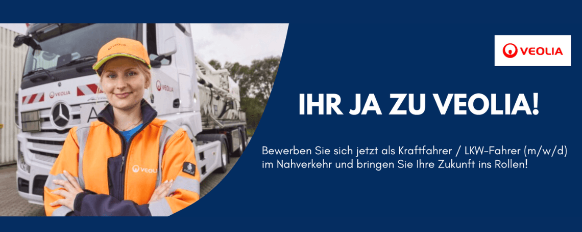 Kraftfahrer / LKW-Fahrer (m/w/d) im Nahverkehr bei Veolia Umweltservice Nord GmbH