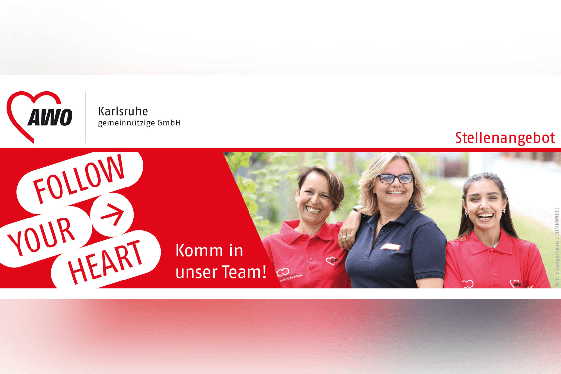Pflegefachkraft (m/w/d) bei AWO Karlsruhe gGmbH