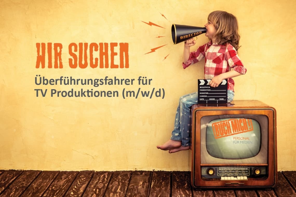 Fahrer (LKW) für Überführungsfahrten im TV-Produktionsbereich (m/w/d) bei BUCH MICH GmbH
