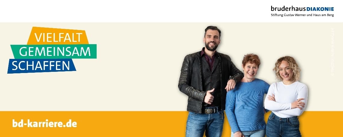 Sozialpädagoge, Jugend- und Heimerzieher, Pädagogische Fachkraft (m/w/d) bei BruderhausDiakonie