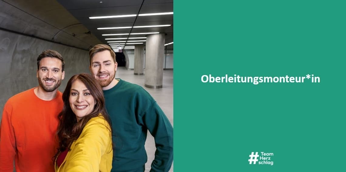Oberleitungsmonteur (m/w/d) Fahrleitungstechnik bei Kölner Verkehrs-Betriebe AG
