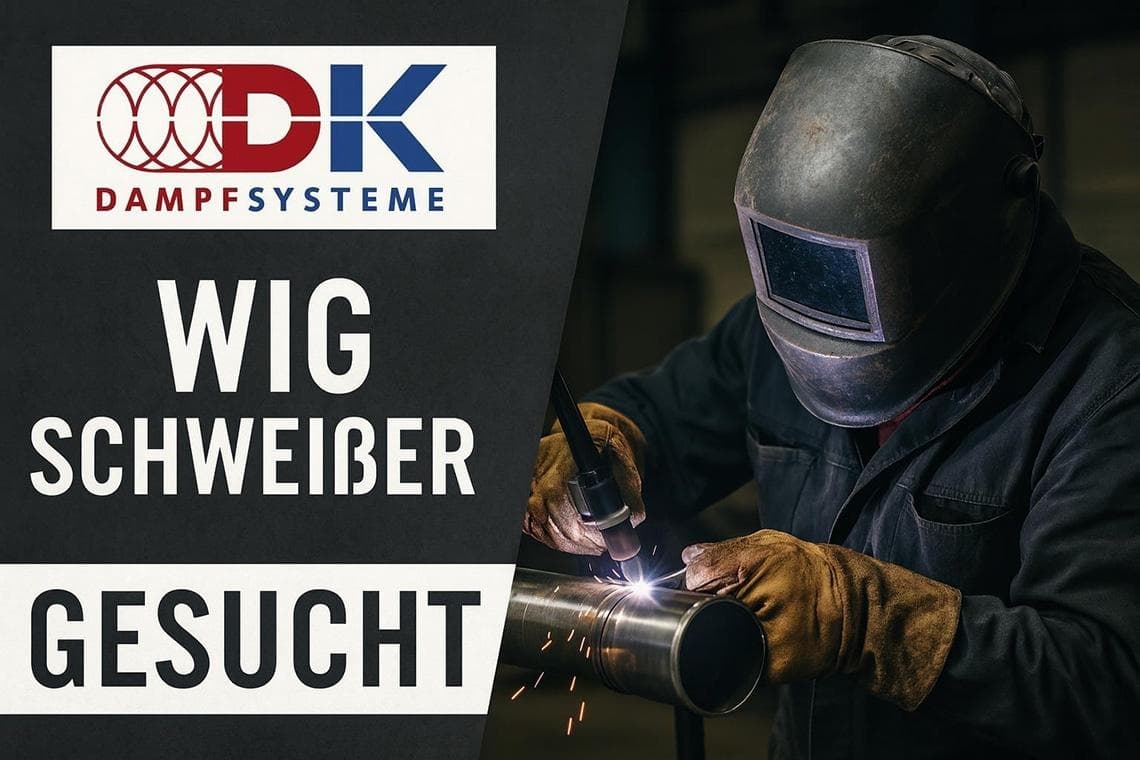 WIG Schweißer (m/w/d) im Rohrleitungsbau bei Dankl Dampfsysteme GmbH & Co. KG