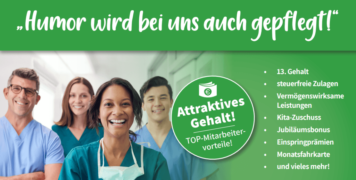 Pflegefachfrau / Pflegefachmann (m/w/d) - Vollzeit, Teilzeit, Minijob bei Fachpflegezentrum Paul-Fleming Haus