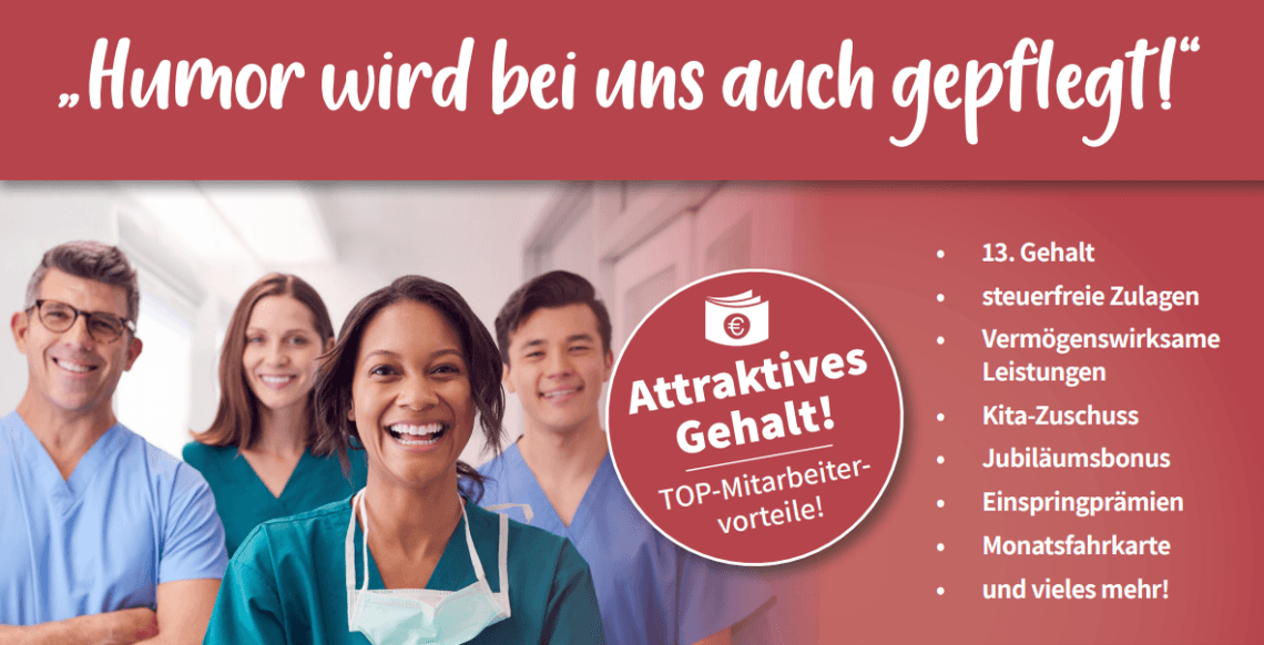 Pflegefachfrau / Pflegefachmann (m/w/d) - Vollzeit, Teilzeit, Minijob bei Senioren- und Therapiezentrum Lotti-Huber-Haus GmbH