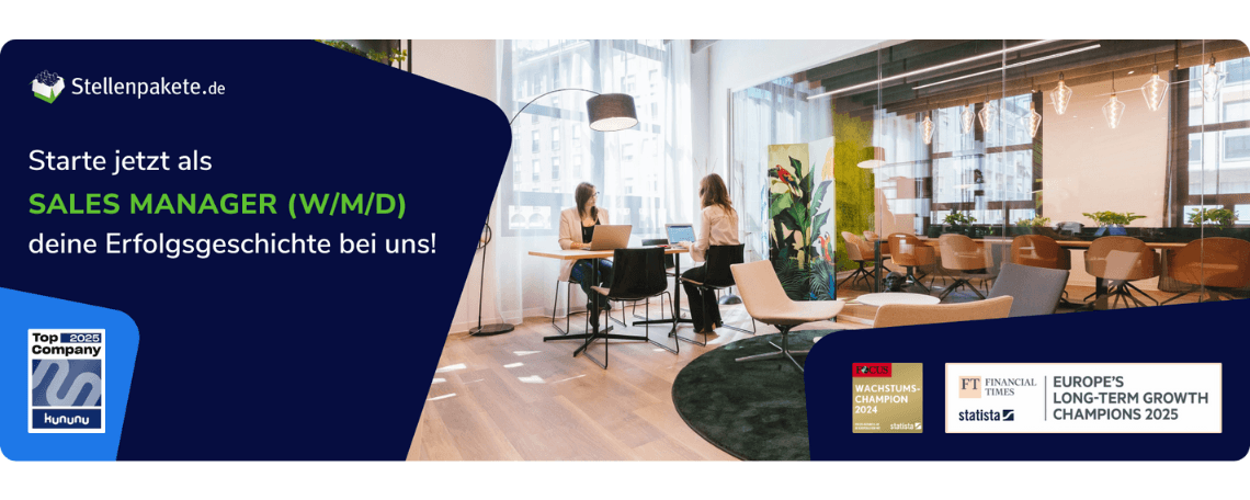 Sales Manager / Vertriebsmitarbeiter (w/m/d) bei PersonalHub Holding GmbH
