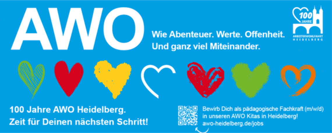 Pädagogische Fachkraft (m/w/d) bei AWO Heidelberg Soziale Dienste gGmbH