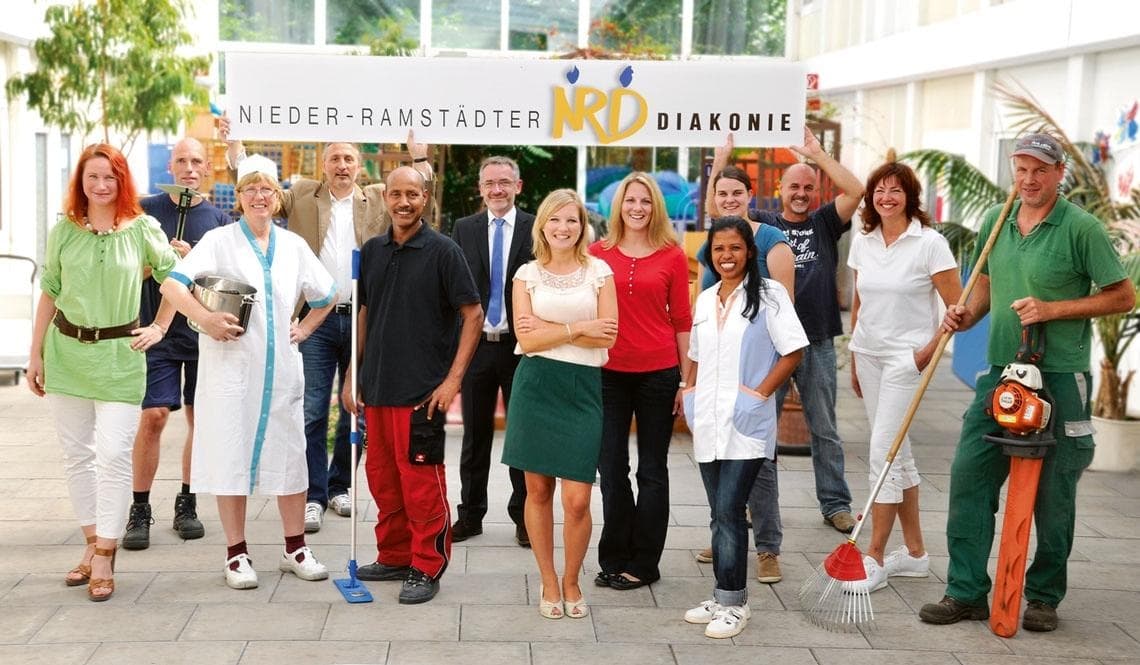 Heilerziehungspfleger / Erzieher / Altenpfleger (m/w/d) einzigartiges inklusives Wohnkonzept nur Tagdienst (Früh- und Spätschicht) bei Stiftung Nieder-Ramstädter Diakonie