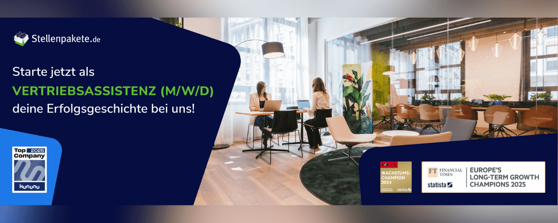 Vertriebsassistenz (m/w/d) bei Stellenpakete.de