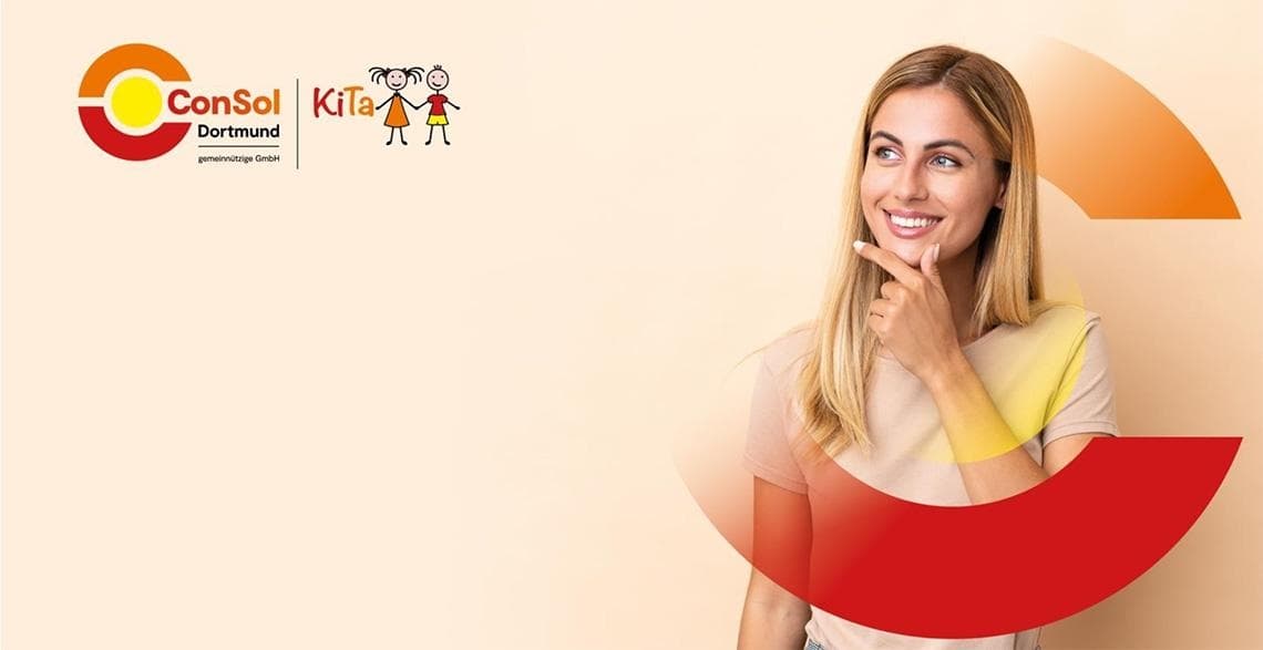 Erzieher, Sozialarbeiter/-pädagogen, Heil-, Früh-, o. Kindheitspädagogen, Rehabilitationspädagogen/-wissenschaftler, Erziehungswissenschaftler, staatl. anerkannte Heilerziehungspfleger w/m/d bei ConSol Dortmund Kita gGmbH