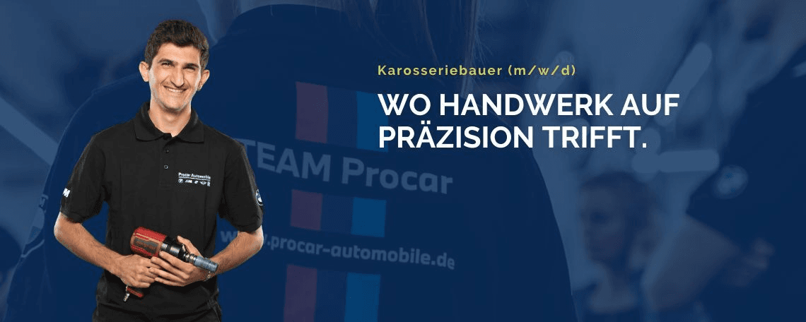 Karosseriebauer (m/w/d) in Leverkusen bei Procar Automobile Wuppertal GmbH & Co. KG