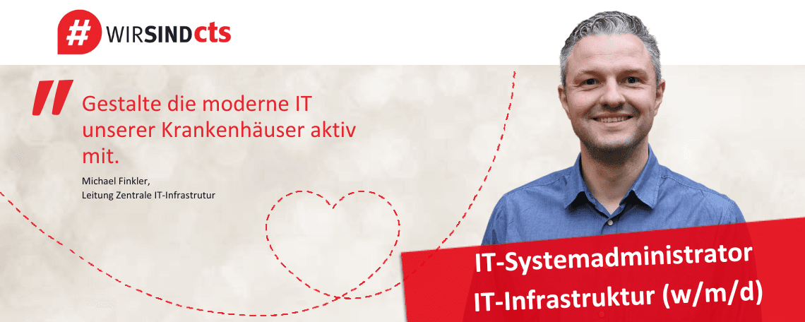 IT-Systemadministrator IT-Infrastruktur (w/m/d) bei Caritas Trägergesellschaft Saarbrücken mbH (cts)