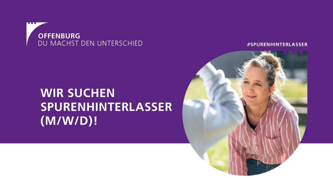Pädagogische Fachkraft oder Betreuungskraft für die Ganztagsbetreuung bei Stadt Offenburg