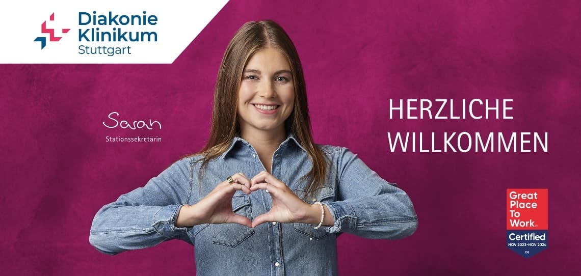 Medizinische Fachangestellte (m/w/d) für das Wirbelsäulenzentrum bei Diakonie-Klinikum Stuttgart
