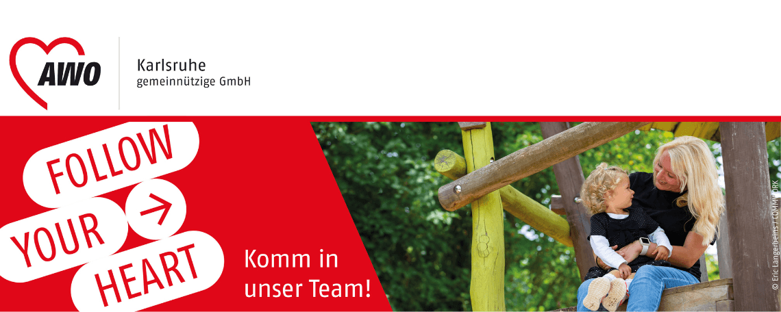 Heilpädagoge / Heilerziehungspfleger / Erzieher / pädagogische Fachkraft, bevorzugt mit Ausbildung/Weiterbildung zum Heilpädagogen (m/w/d) bei AWO Karlsruhe gGmbH