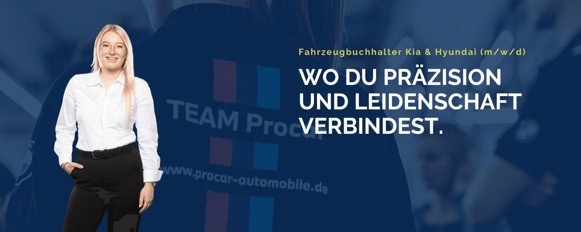 Fahrzeugbuchhalter (m/w/d) in Velbert bei Procar Automobile GmbH