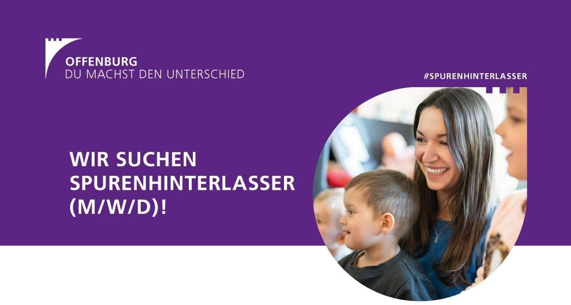 Erzieher*innen und pädagogische Fachkräfte bei Stadt Offenburg