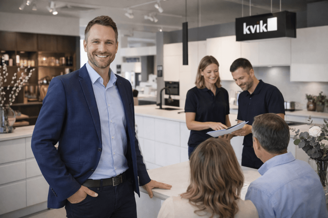 Dein eigenes kvik-Küchenstudio - Wir suchen einen Franchisenehmer (m/w/d) bei Dedicated People Germany GmbH