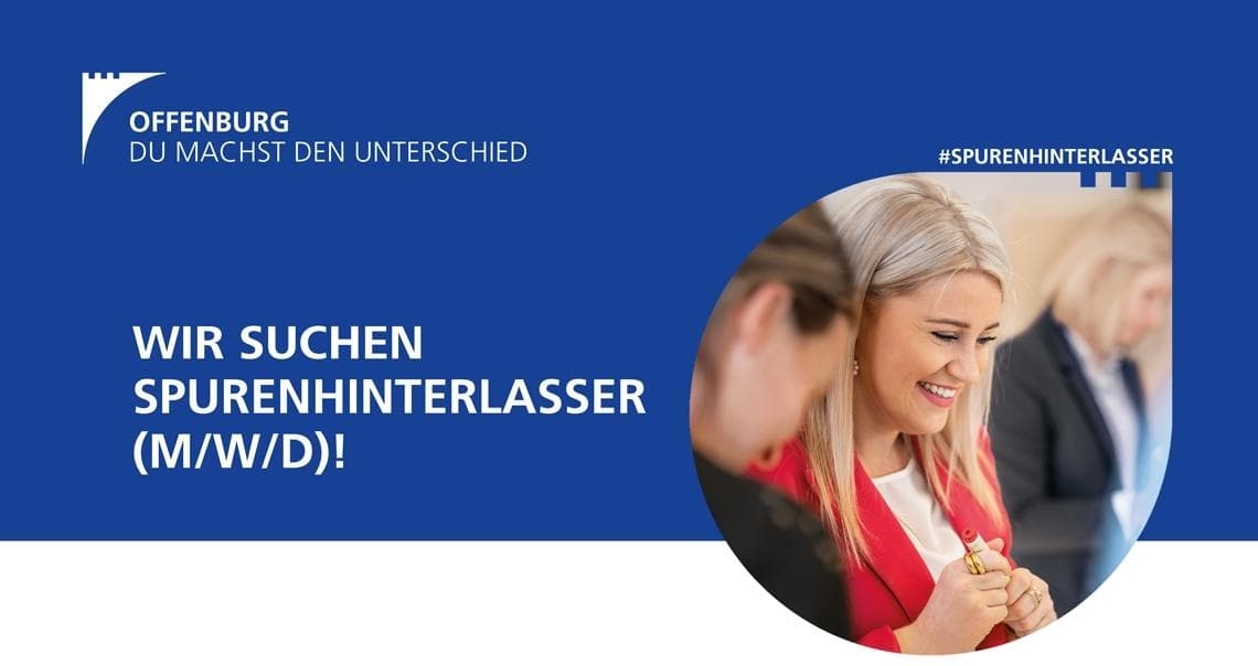 Teamleiter*in für die Bußgeldstelle und den Gemeindevollzugsdienst bei Stadt Offenburg