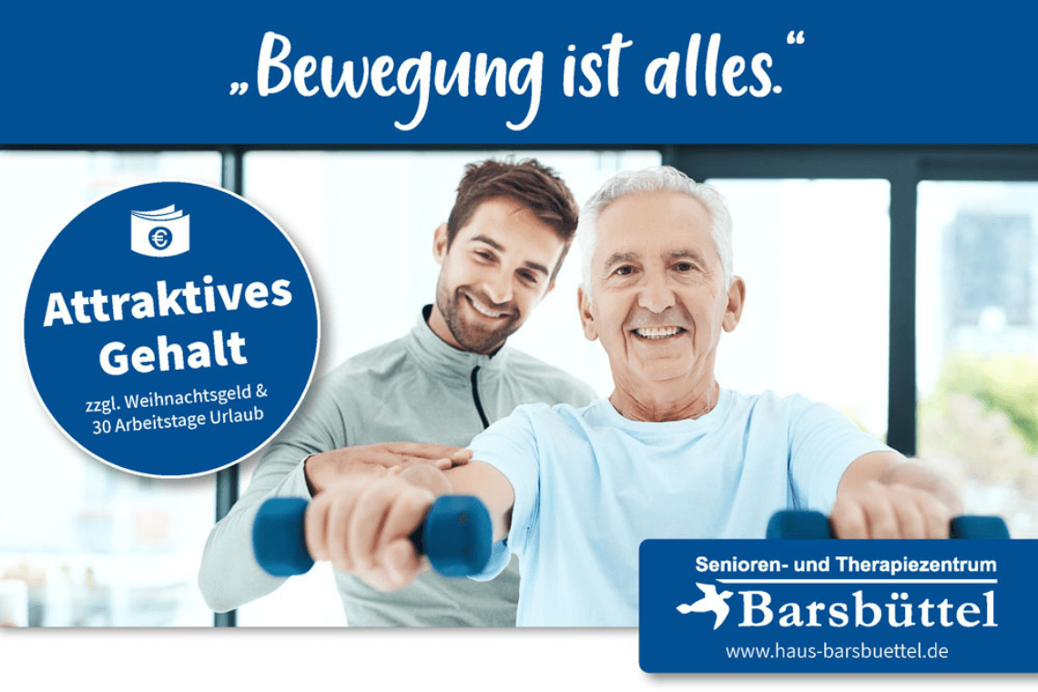 Ergotherapeut / Ergotherapeutin (m/w/d) für den stationären Pflegebereich bei Senioren- und Therapiezentrum Barsbüttel GmbH