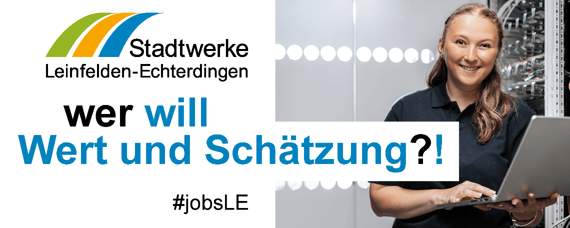 Mitarbeiter Finanzbuchhaltung und Steuern (m/w/d) - Kennzahl 81195 bei Stadtwerke Leinfelden-Echterdingen
