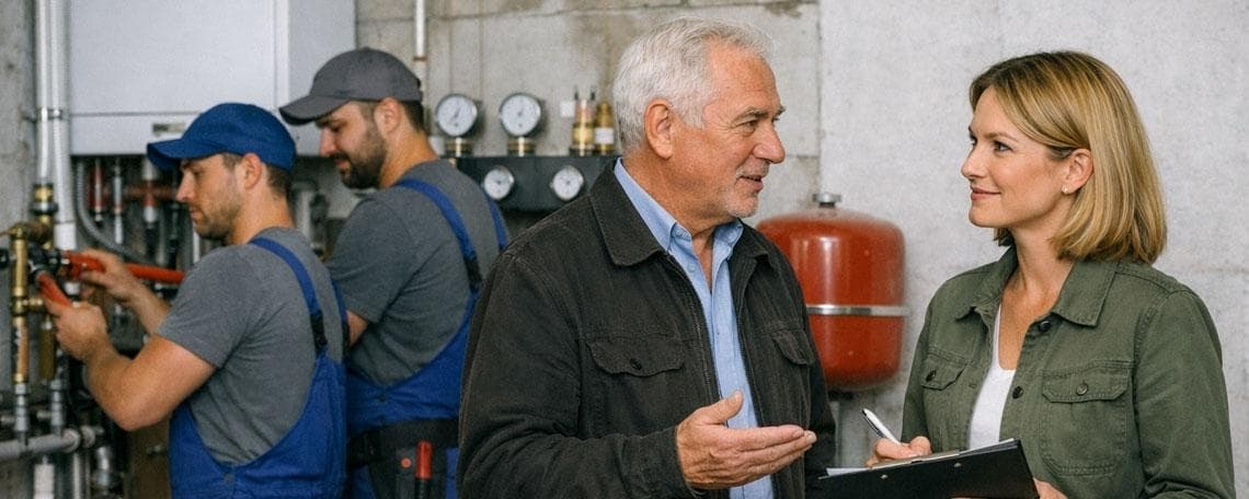 Anlagenmechaniker für Heizung und Sanitär (m/w/d) bei H-G-E Service GmbH