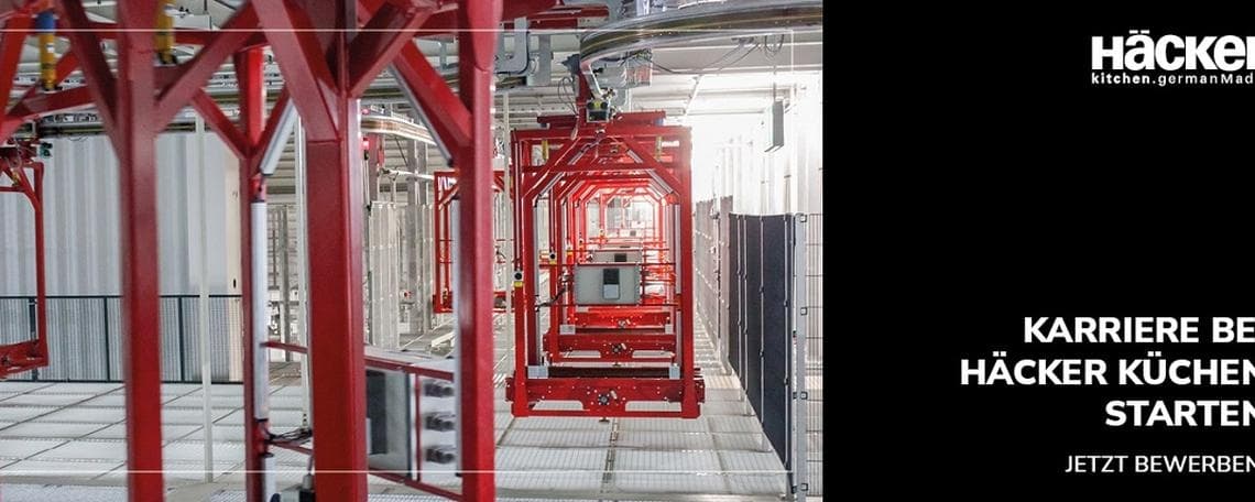 Produktionsmitarbeiter für die Abteilung Oberfläche (m/w/d) bei Häcker Küchen GmbH & Co. KG