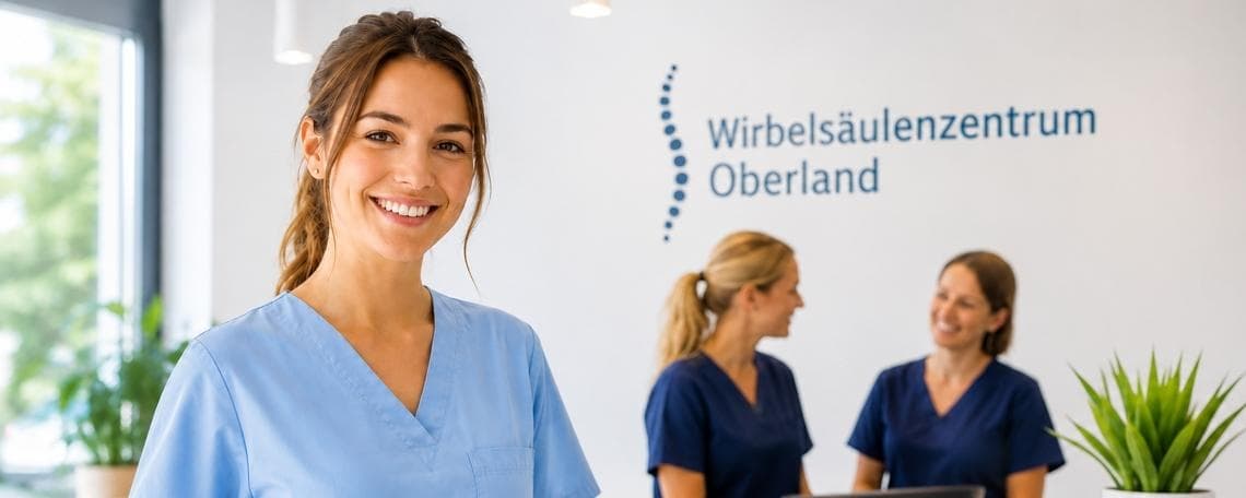 Medizinische Fachangestellte MFA (m/w/d) in Voll- oder Teilzeit bei Wirbelsäulenzentrum Oberland