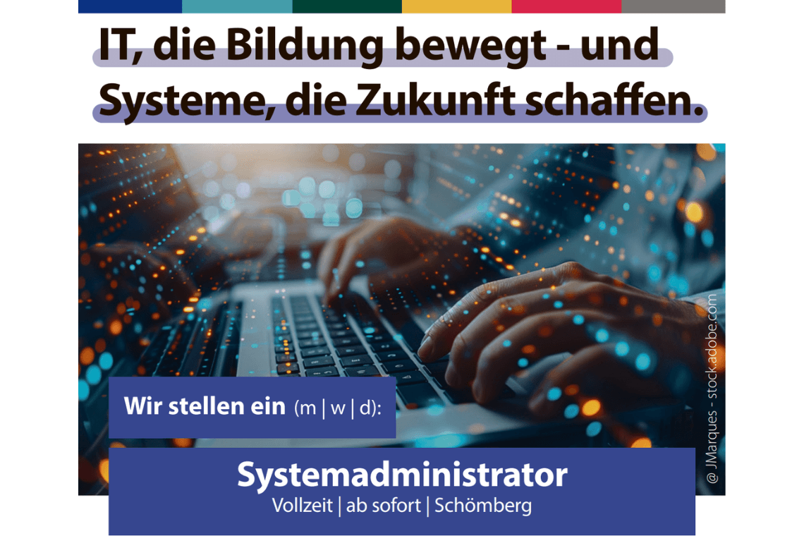 Systemadministrator (m/w/d) bei pro.Di GmbH