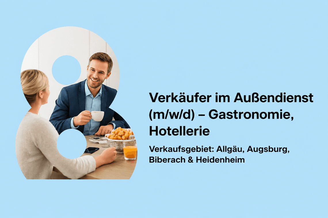 Verkäufer im Außendienst (m/w/d) – Gastronomie, Hotellerie bei Resch&Frisch Deutschland GmbH