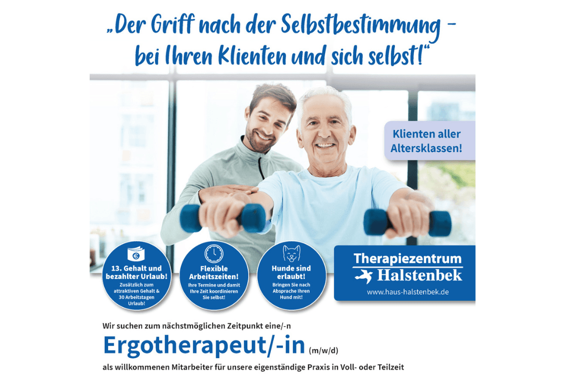 Ergotherapeut / Ergotherapeutin (m/w/d) bei Senioren- und Therapiezentrum Halstenbek GmbH