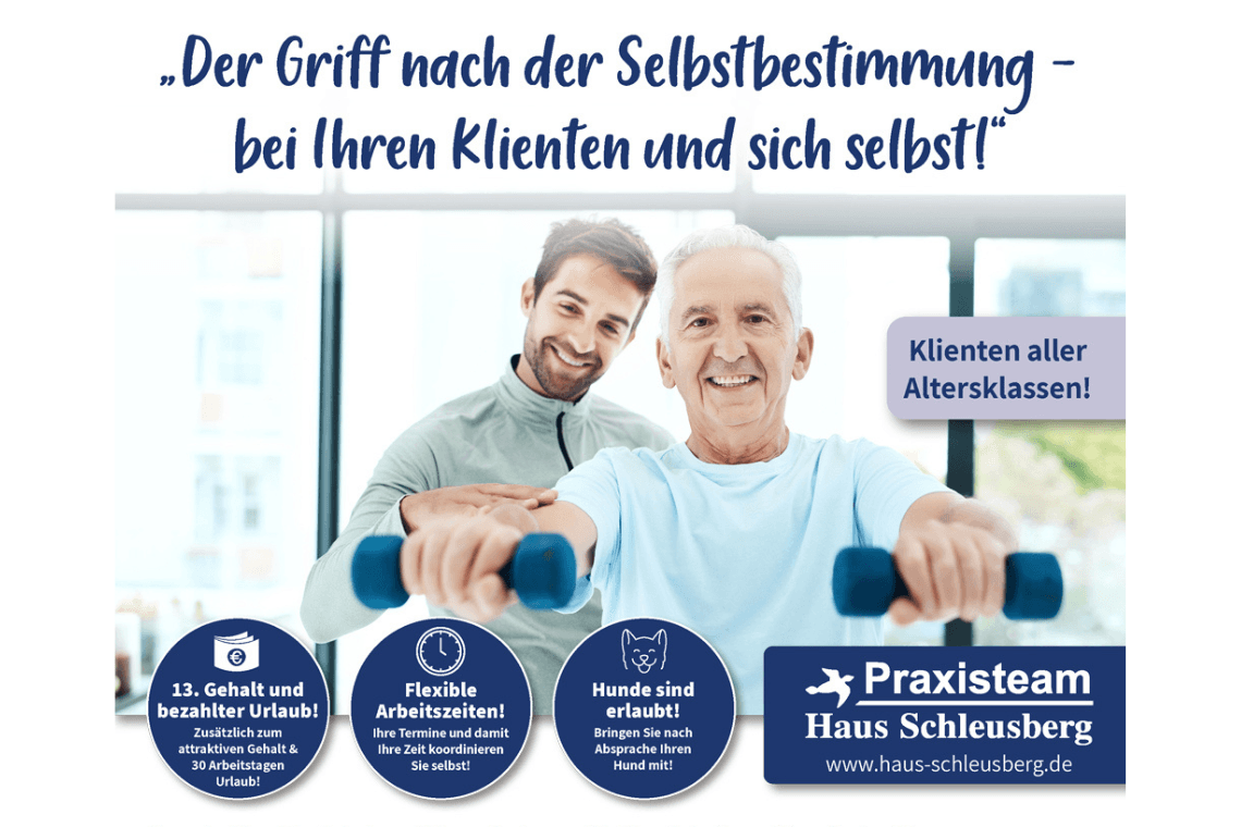 Ergotherapeut (m/w/d) bei Senioren- und Therapiezentrum Haus Schleusberg