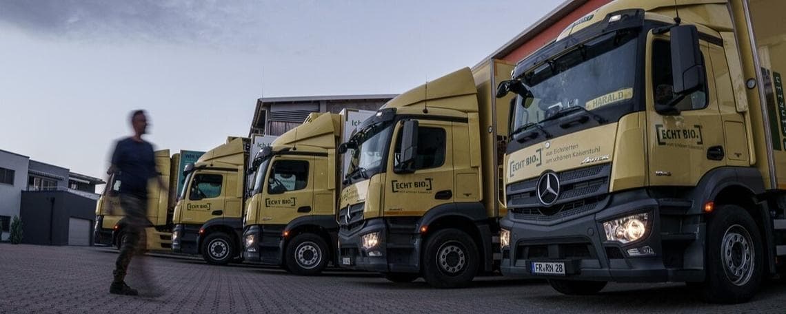 LKW-Fahrer:innen bei Rinklin Naturkost GmbH