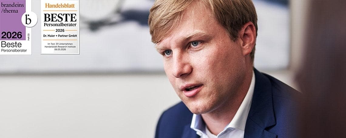 Leiter Vertrieb (m/w/d) bei Dr. Maier + Partner Executive Search GmbH