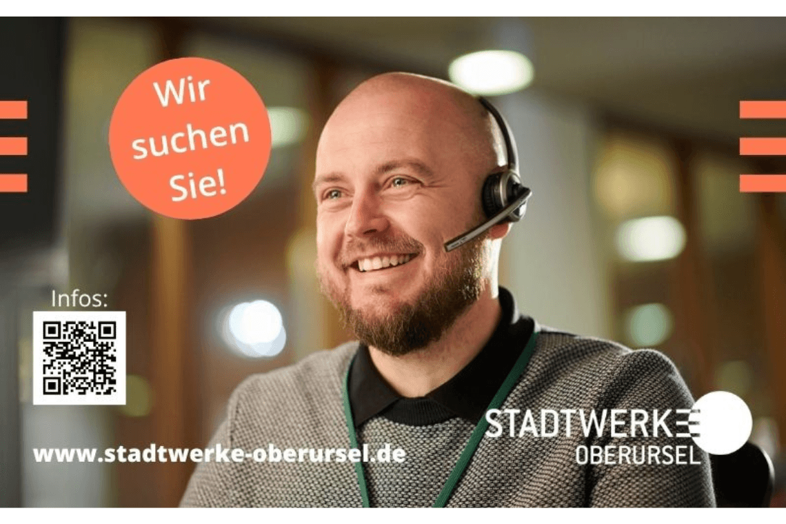 Mitarbeiter Kundenservice Energie & Wasser (m/w/d) bei Stadtwerke Oberursel (Taunus) GmbH